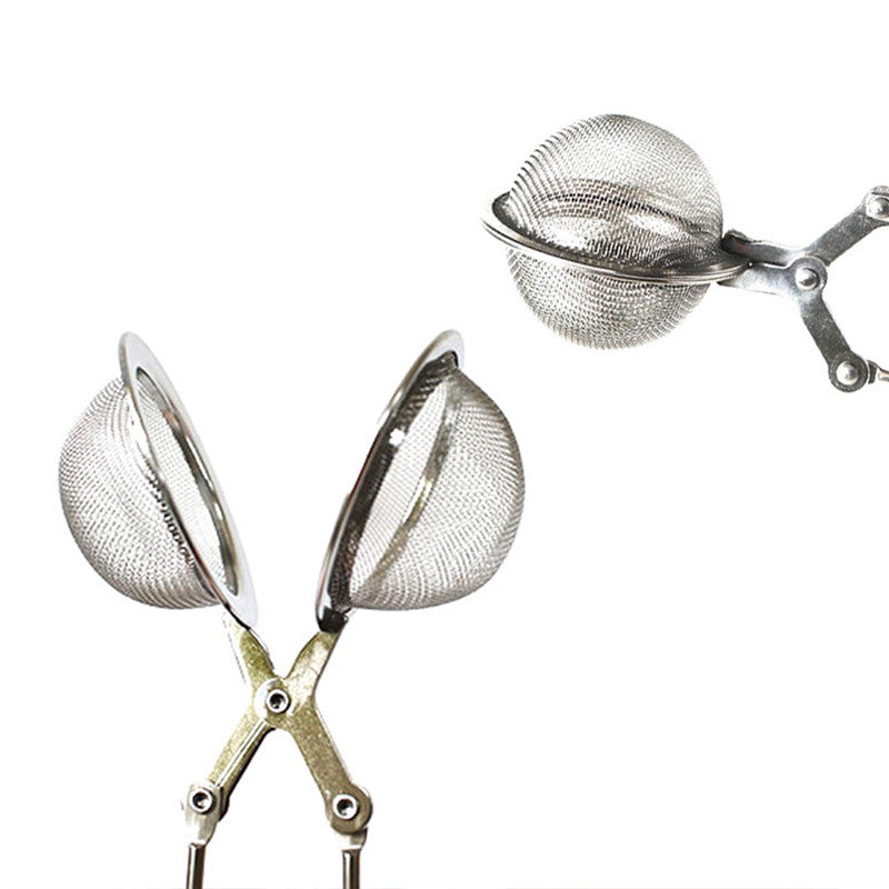 Stainless Steel Tea Tea Drainer Hand-held Spherical