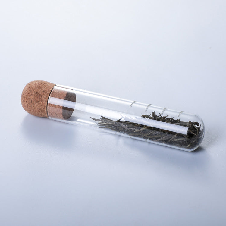 Creative Transparent Tea Drainer Heat-Resistant Glass Tea Set Tea Maker