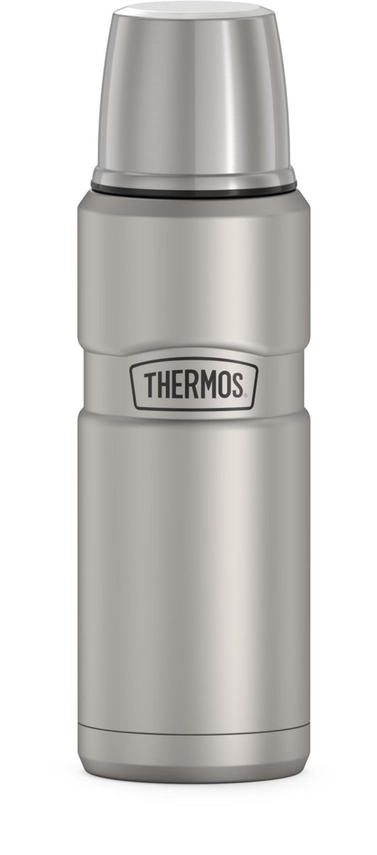Stainless King Vacuum Insulated Stainless Steel Beverage Bottle, 16Oz, Matte Stainless Steel