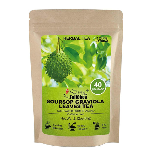 - Soursop Leaves Tea Bags, 40 Teabags - Premium Soursop Graviola Leaves - Hojas De Guanabana Tea - Non-Gmo - Caffeine-Free - Improve Digestion, Support Healthy Skin & Sleep