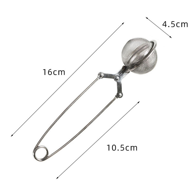 Stainless Steel Tea Tea Drainer Hand-held Spherical
