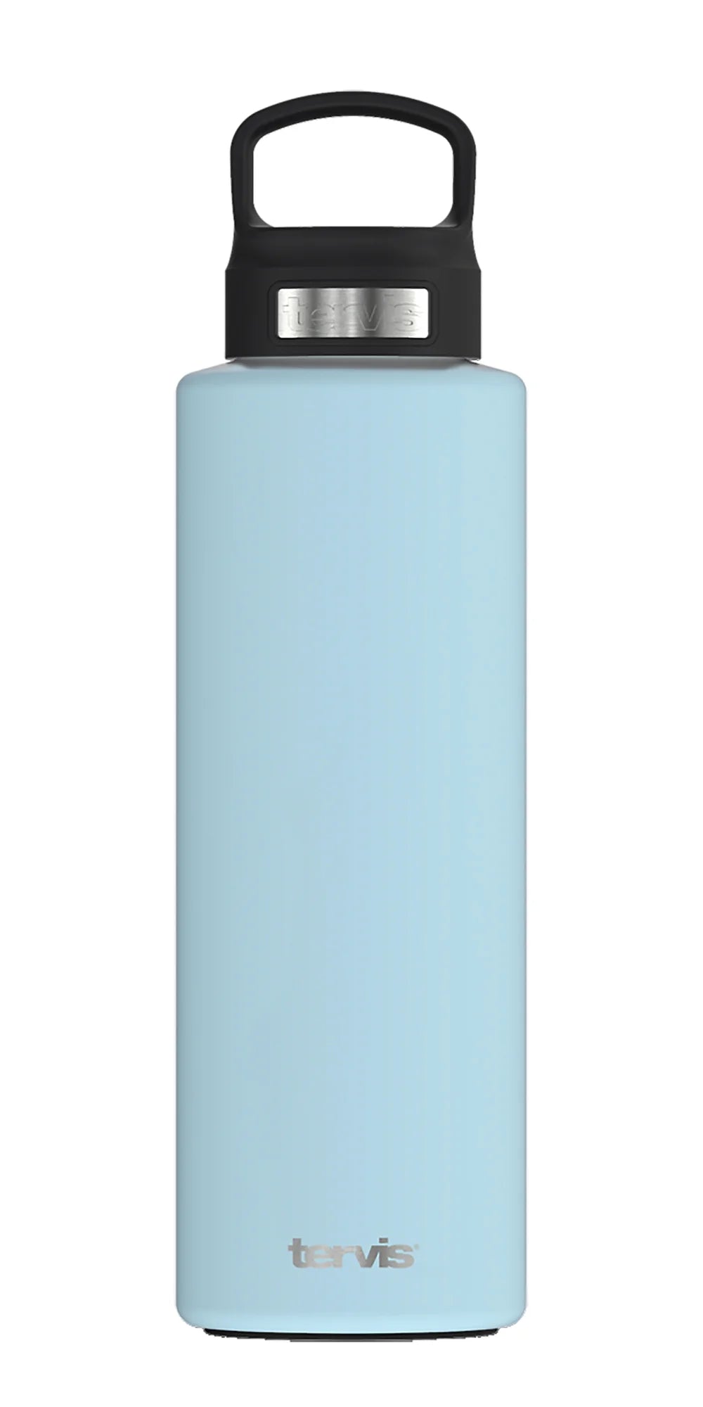 Powder Coated Stainless Steel Triple Walled Insulated Tumbler Travel Cup Keeps Drinks Cold, 40Oz with High Performance Lid, Blue Moon