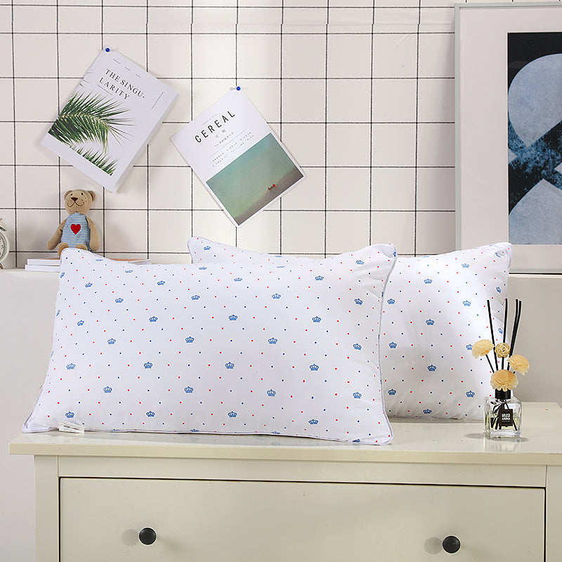 Feather velvet health pillow