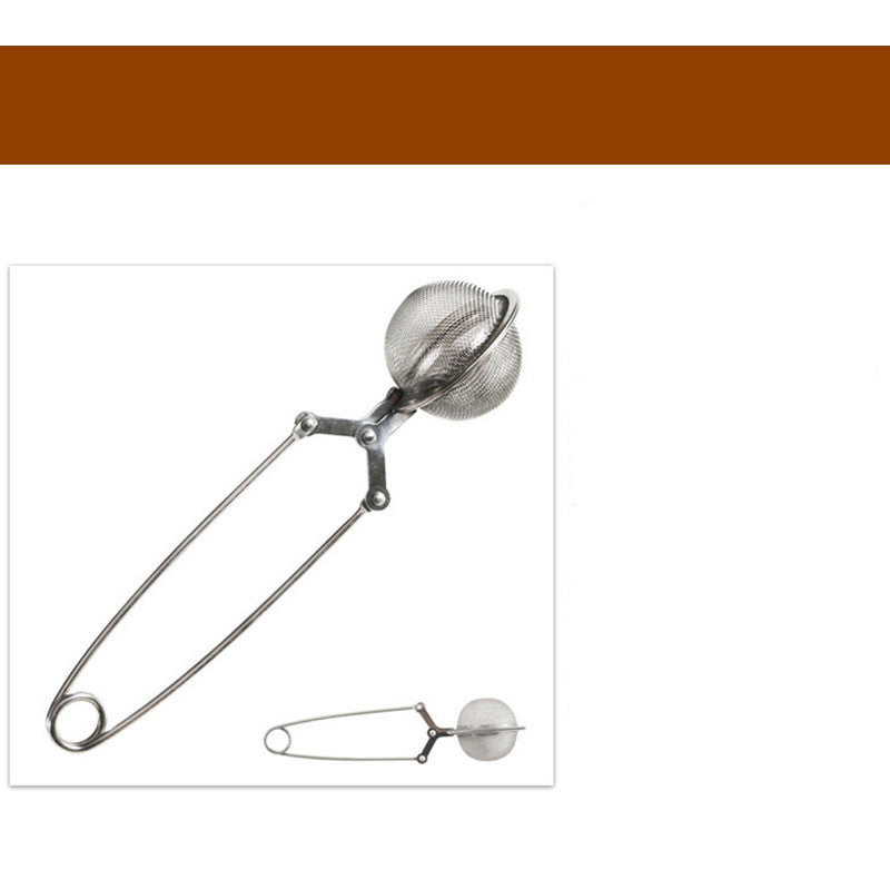 Stainless Steel Tea Tea Drainer Hand-held Spherical