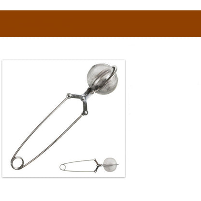 Stainless Steel Tea Tea Drainer Hand-held Spherical