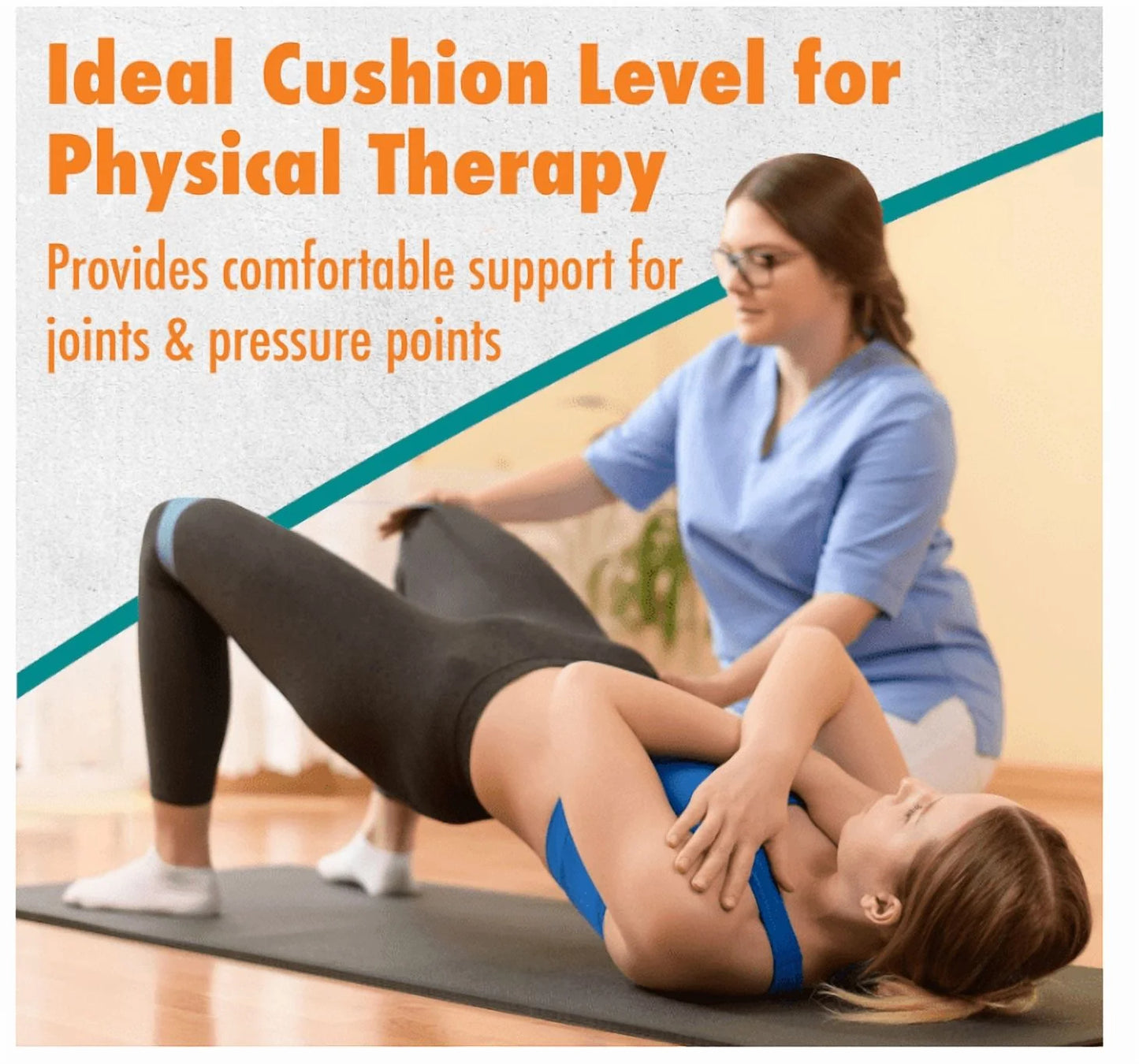 Fitness Yoga Mat - Multipurpose Exercise Mat for Men, Women and Kids, Ideal Non Slip Workout Mats for Yoga, Pilates, Gym Exercise with Carrying Strap