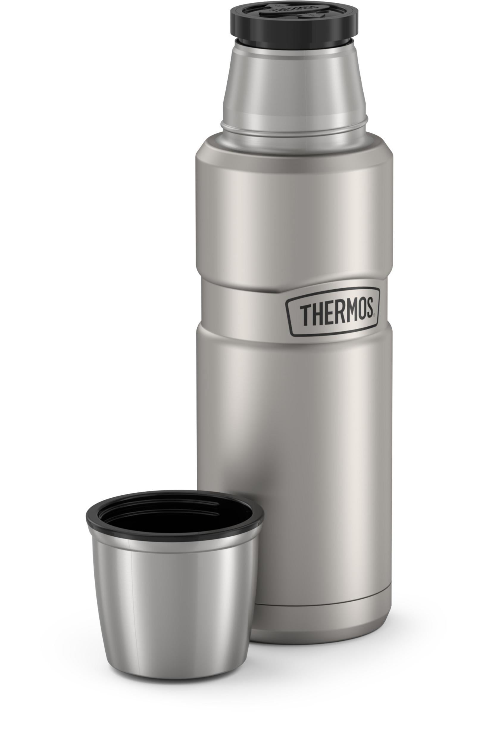 Stainless King Vacuum Insulated Stainless Steel Beverage Bottle, 16Oz, Matte Stainless Steel