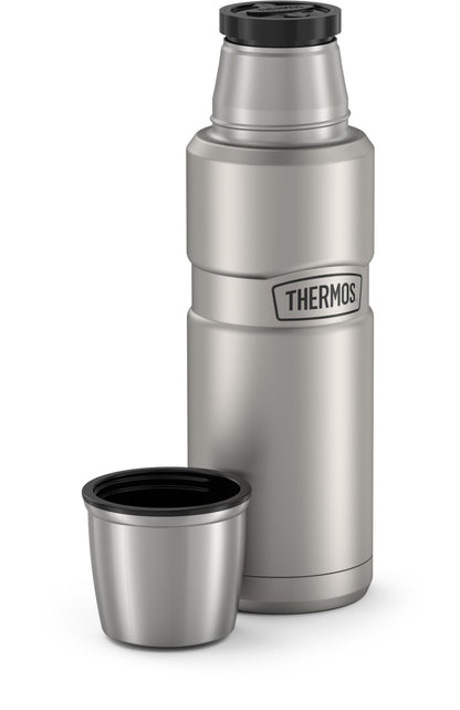 Stainless King Vacuum Insulated Stainless Steel Beverage Bottle, 16Oz, Matte Stainless Steel