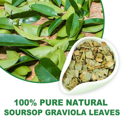 - Soursop Leaves Tea - 1.5G X 50 Count - 100% Pure Soursop Graviola Leaves Tea Bag - Country of Origin Thailand - Support Digestion & Rich in Nutrients