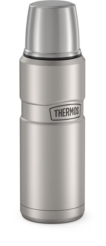 Stainless King Vacuum Insulated Stainless Steel Beverage Bottle, 16Oz, Matte Stainless Steel