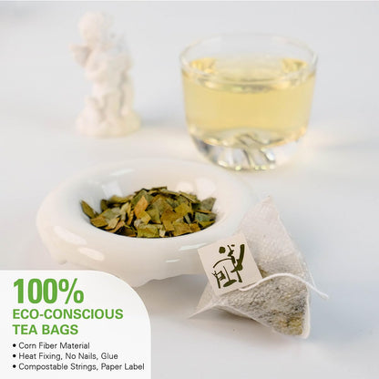 Soursop Leaves Tea Bags 50 Count, Made with 100% Pure Soursop Graviola/Guanabana Leaves, Natural Caffeine-Free Herbal Tea, Corn Fiber Tea Bags