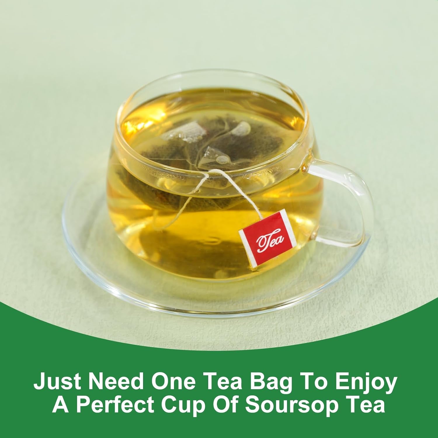 - Soursop Leaves Tea - 1.5G X 50 Count - 100% Pure Soursop Graviola Leaves Tea Bag - Country of Origin Thailand - Support Digestion & Rich in Nutrients
