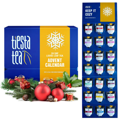 2024 Loose Leaf Tea Advent Calendar 24 Unique Tea Blends Holiday Gift Set