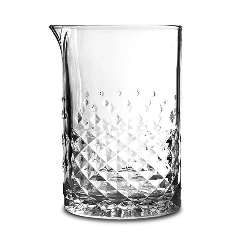 Cocktail Mixing Glass Bartender Beaker Cocktail Stirring Glass with Thick Weighted Bottom Professional Bar Beaker Mixing Glass