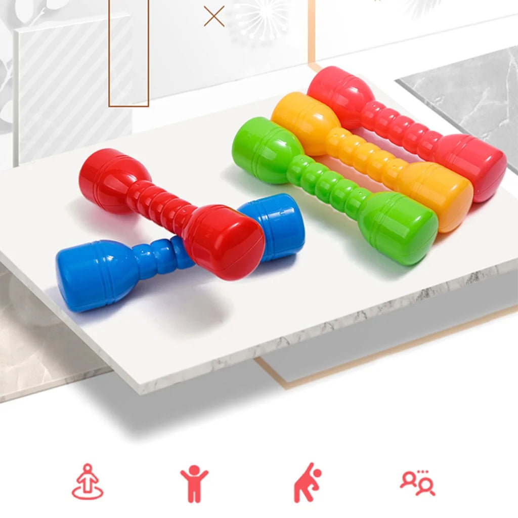 Sensory Kids Gym Hand Weights Toy Sports Equipment Dumb-Bells Indoor Fitness Toy