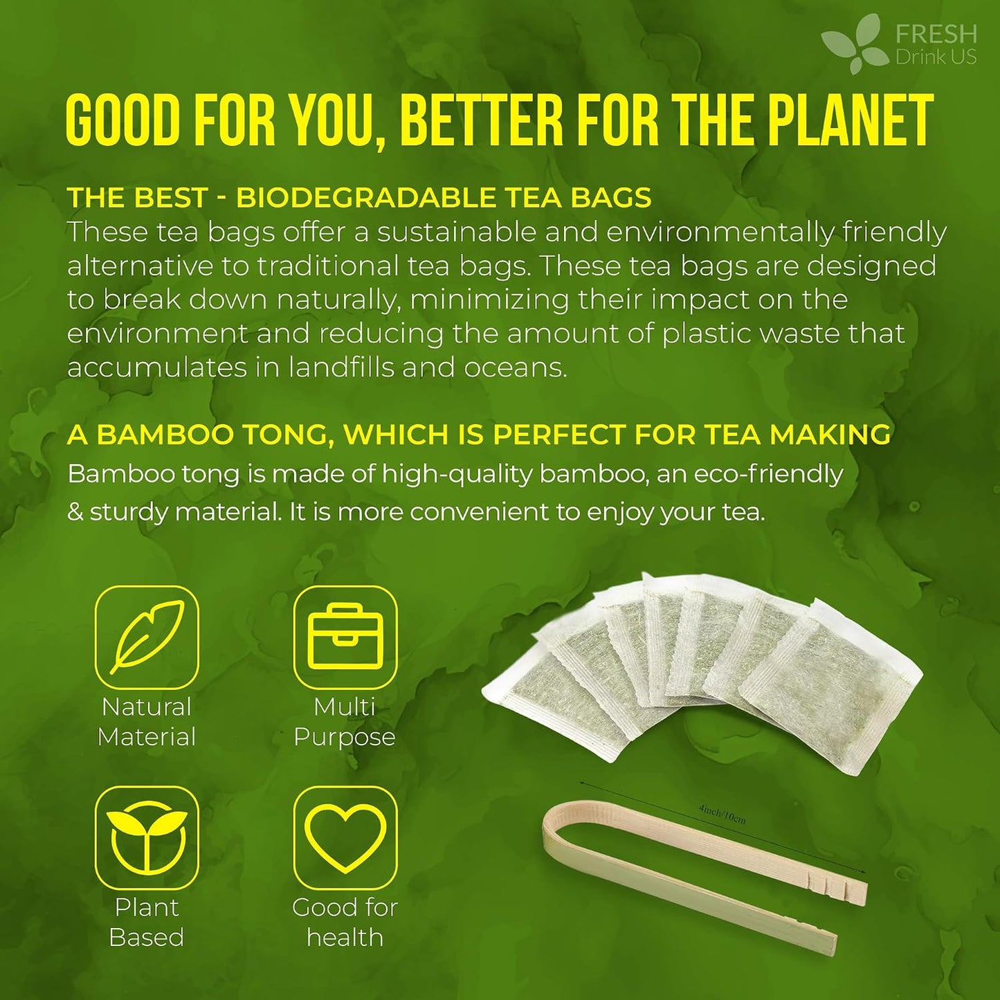 , Premium 75 Soursop Graviola Leaf Tea Bags, 100% Natural and Pure from Soursop Leaves, Handmade, Made with Natural Materials-Corn Fiber Tea Bag, Sugar/ Caffeine/ Gluten Free, Hoja Guanabana Tea