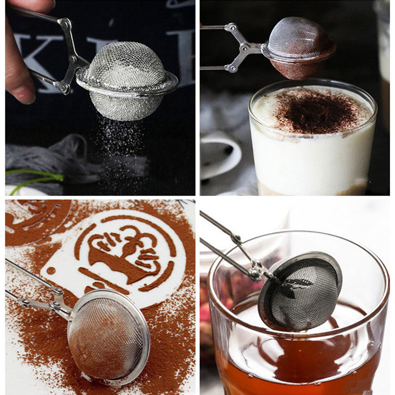 Stainless Steel Tea Tea Drainer Hand-held Spherical