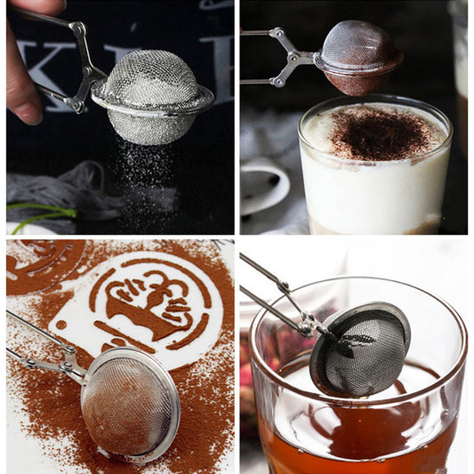 Stainless Steel Tea Tea Drainer Hand-held Spherical