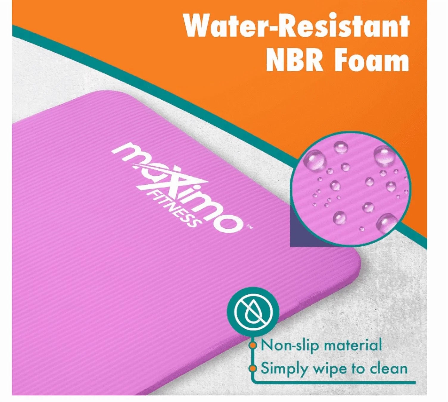 Fitness Yoga Mat - Multipurpose Exercise Mat for Men, Women and Kids, Ideal Non Slip Workout Mats for Yoga, Pilates, Gym Exercise with Carrying Strap