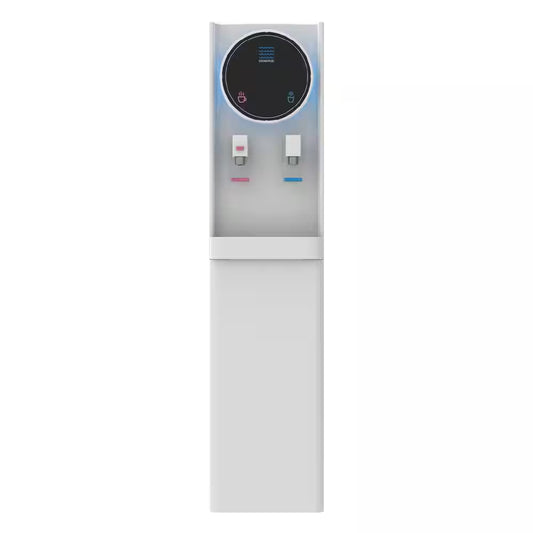 Bottleless Series 6 Hot and Cold Filtration Water Cooler Dispenser in White with 3 Filters and Installation Kit