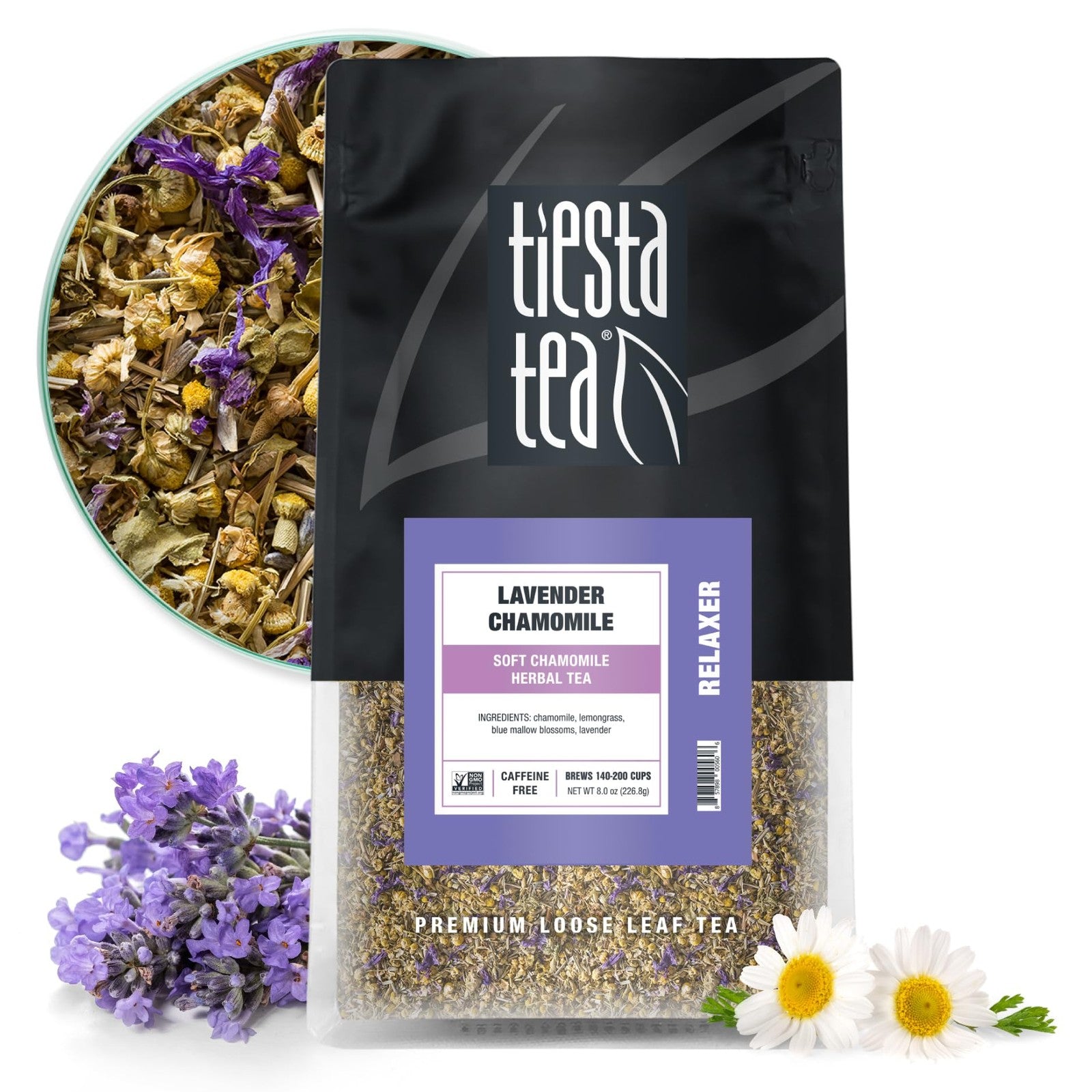 Tiesta Tea Lavender Chamomile Herbal Tea 200 Cups Loose Leaf Relaxing Blend