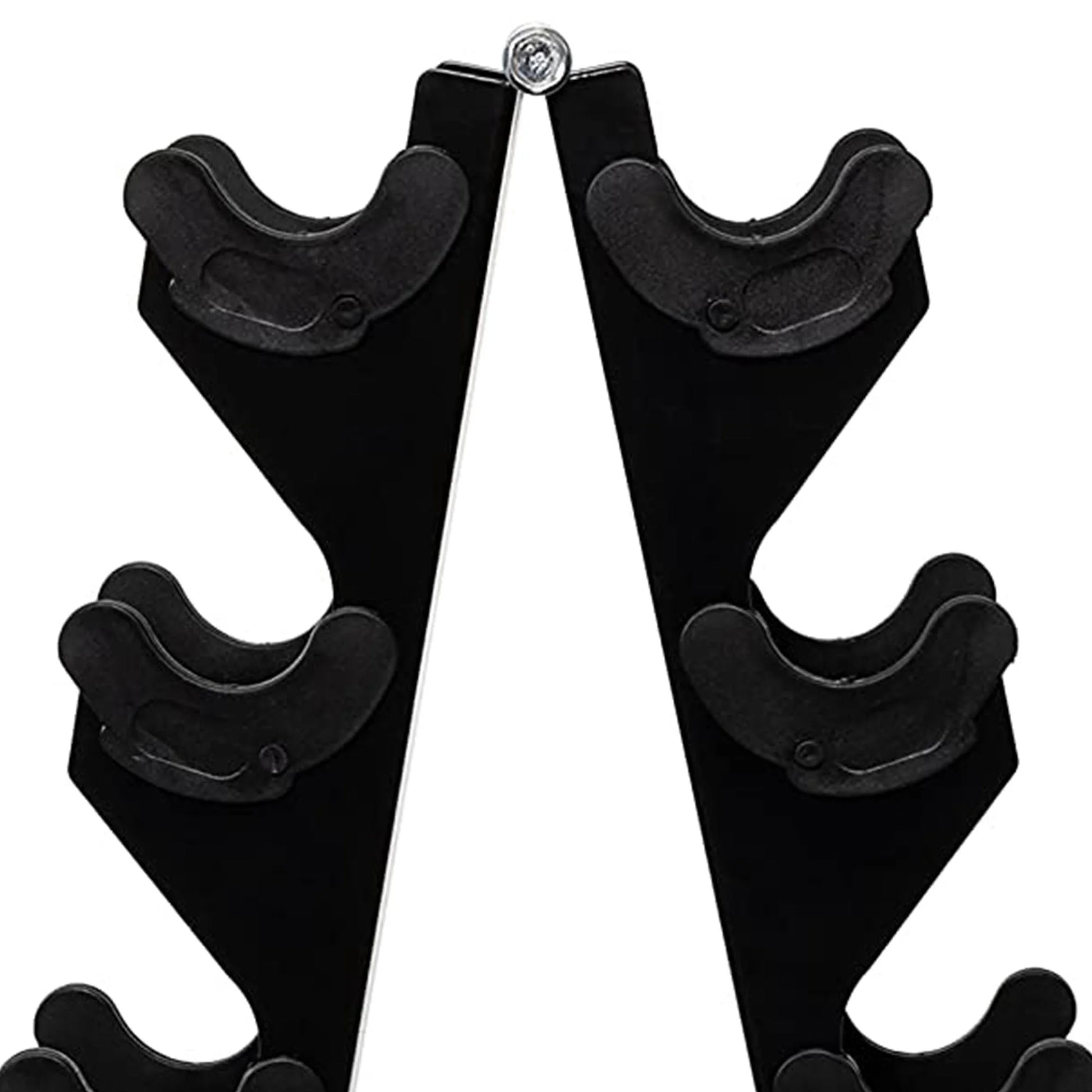 56 Lb Neoprene Coated Iron Dumbbell Hex Weights Set with Stand, Color-Coded