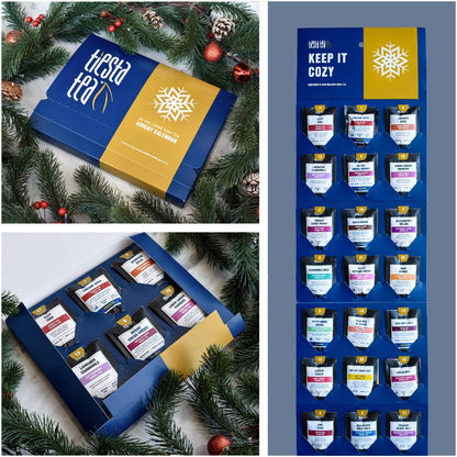2024 Loose Leaf Tea Advent Calendar 24 Unique Tea Blends Holiday Gift Set