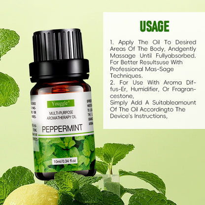 Mint Essential Oil Aromatherapy Essential Oil Car Water-soluble Essential Oil Humidifier Aromatherapy In Stock